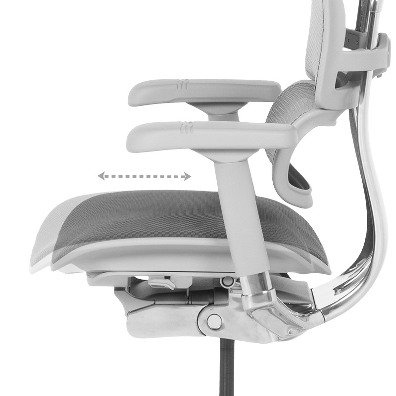 Ергономичен стол Ergohuman Elite 2 дамаска сив-сива рамка